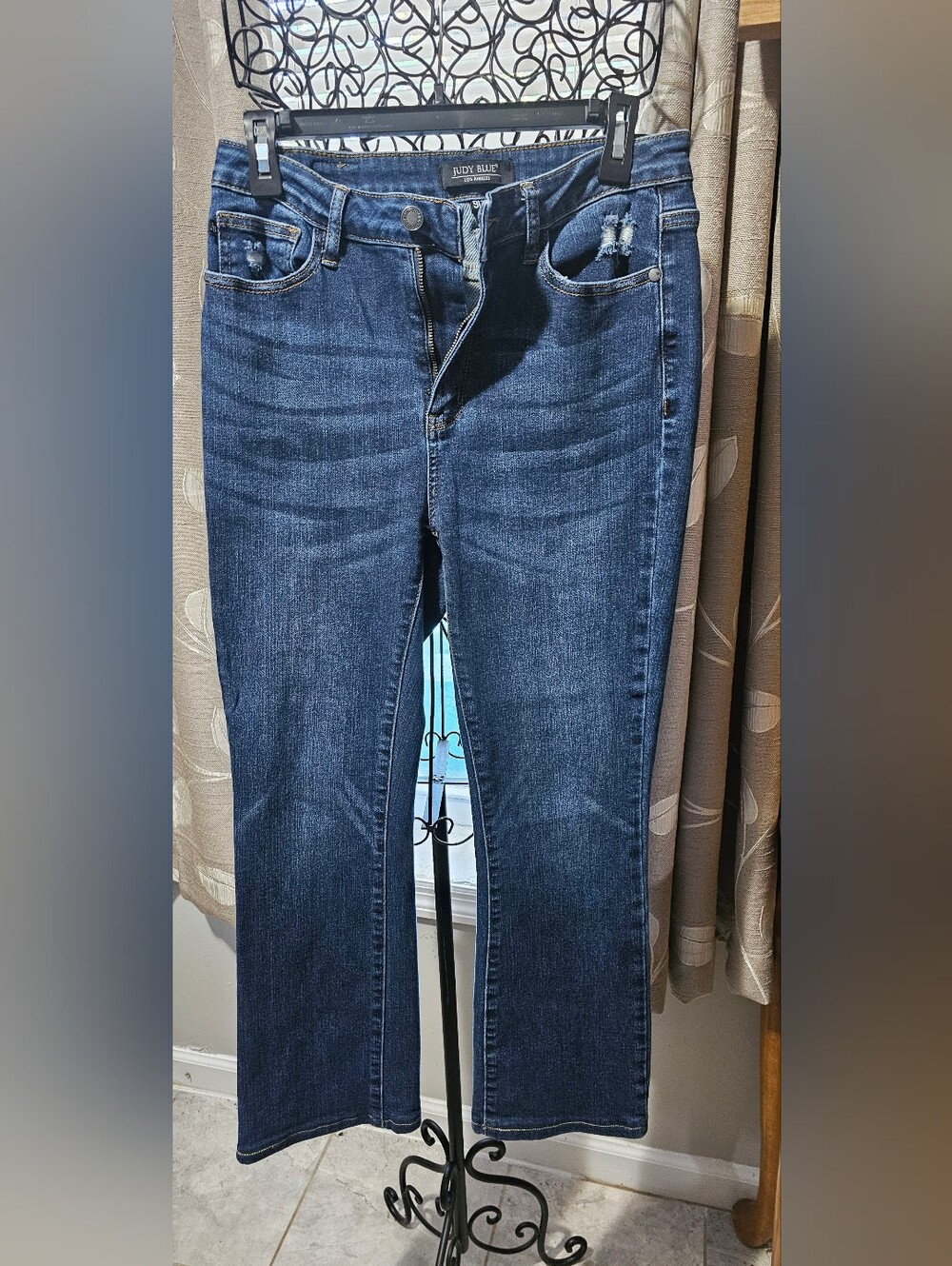 Judy Blue Skinny Jeans in Dark Indigo Wash
